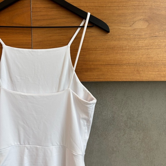 Susana Monaco Pleat Front Asymmetrical Hem Stretchy BodyCon Dress, Size L - Picture 12 of 12